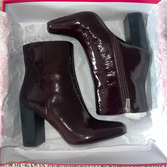 Vince Camuto Burgundy/ Wine Leather Boots - Picture 8 of 10